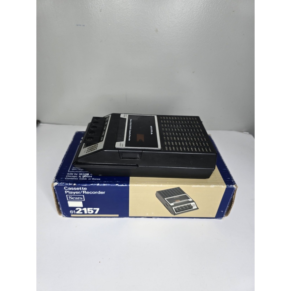 Vintage Sears Portable Cassette Recorder 612157